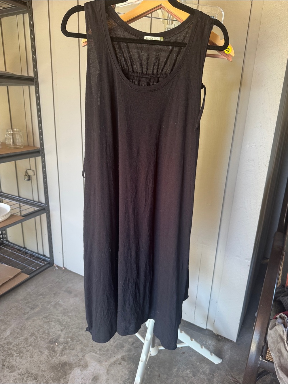Chalet et ceci - Black Sleeveless Women's Dress - Classic Tank Dress
